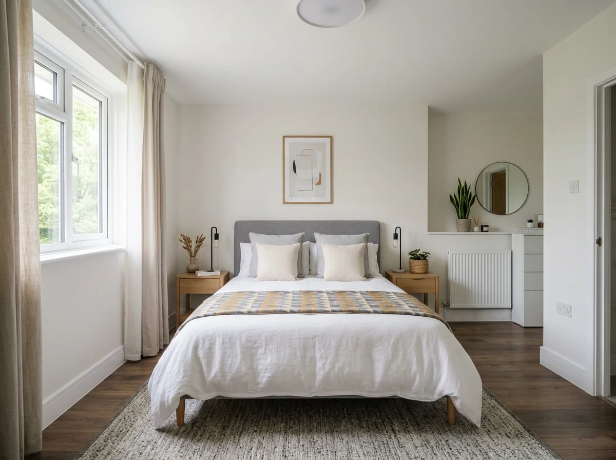 Спальня после косметического ремонта