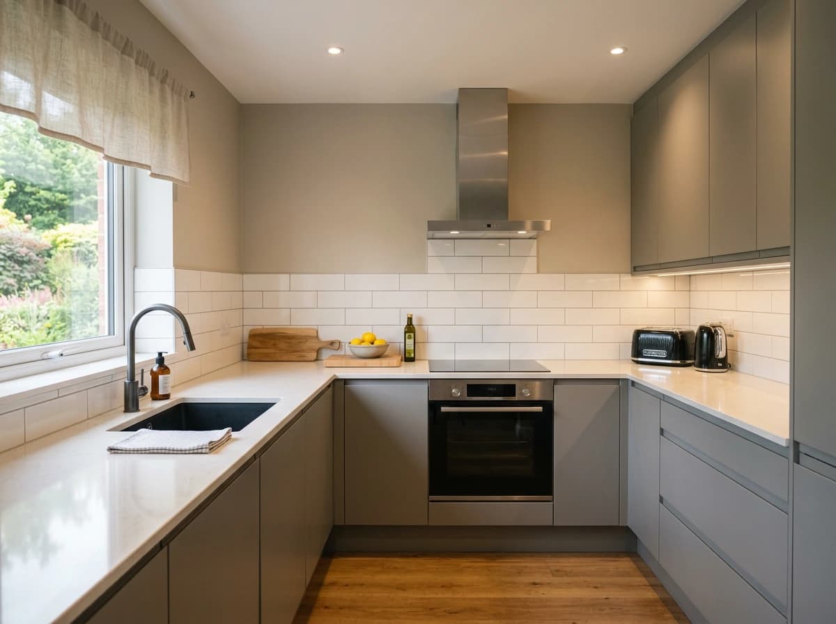 Кухня после косметического ремонта