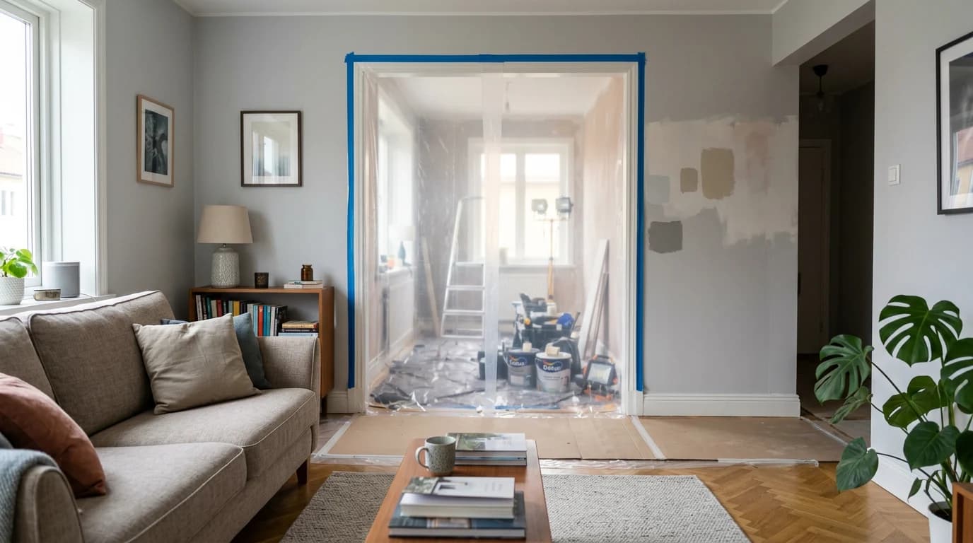 Можно ли жить в квартире во время ремонта