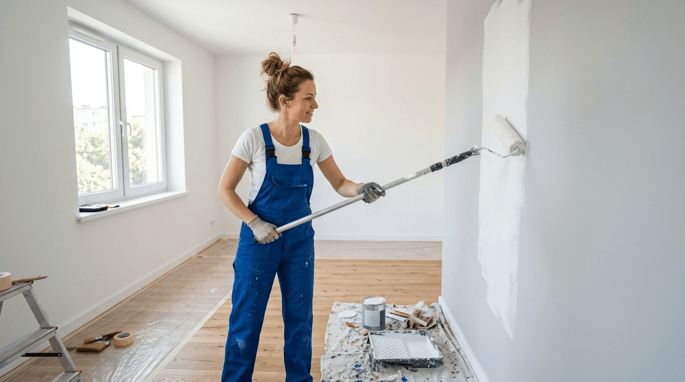 Отделка стен и потолка